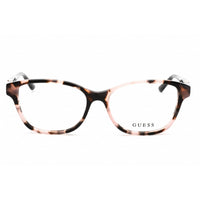 Guess Women's Eyeglasses - Rectangular Pink Havana/Black Plastic Frame | GU2925 074 ,