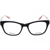 Guess Women's Eyeglasses - Shiny Black/Purple/Pink Cat Eye Shaped Frame | GU2678 001 ,