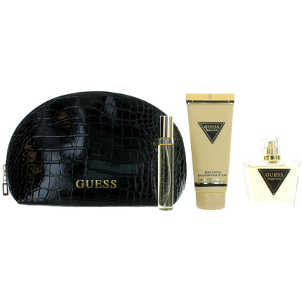 Guess Women's Personal Care Gift Set with Pouch - Seductive Delightful Present ,