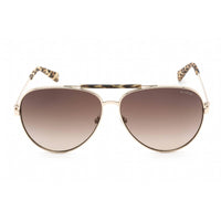 Guess Women's Sunglasses - Adjustable Nose Pad Gold Metal Aviator Frame | GU5209 32F ,