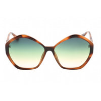 Guess Women's Sunglasses - Blonde Havana Plastic Geometric Shape Frame | GU7813 53P ,