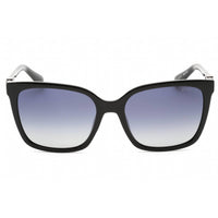 Guess Women's Sunglasses - Full Rim Shiny Black Plastic Square Frame | GU7865 01D ,