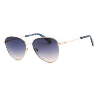 Guess Women's Sunglasses - Full Rim Shiny Rose Gold Metal Aviator Frame | GU8257 28B ,