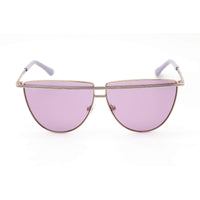 Guess Women's Sunglasses - Gold Tone Full-Rim Metal Frame Violet Lenses | GU7852 32Y ,