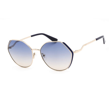 Guess Women's Sunglasses - Gradient Blue Lens Metal Geometric Frame | GU7842 32W ,