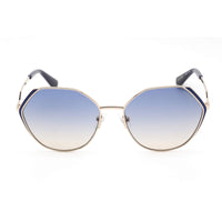 Guess Women's Sunglasses - Gradient Blue Lens Metal Geometric Frame | GU7842 32W ,