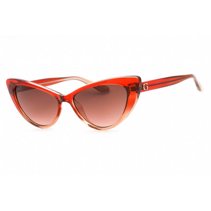 Guess Women's Sunglasses - Gradient Bordeaux Lens Cat Eye Plastic Frame | GU7830 71T ,