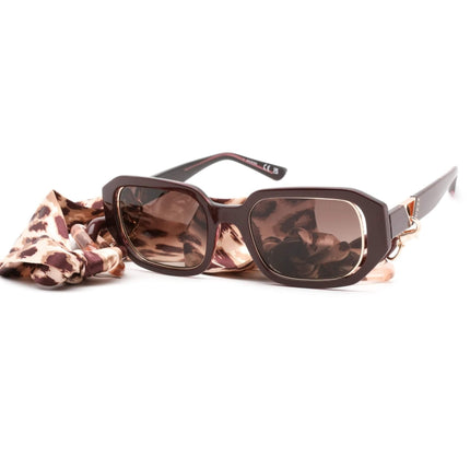 Guess Women's Sunglasses - Gradient Brown Lens Shiny Bordeaux Frame | GU7817 69F ,