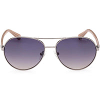 Guess Women's Sunglasses - Gradient Lens Silver and Peach Metal Frame | GU5213 10W ,