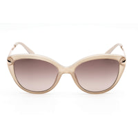 Guess Women's Sunglasses - Shiny Beige Butterfly Full-Rim Plastic Frame | GU7658 57F ,