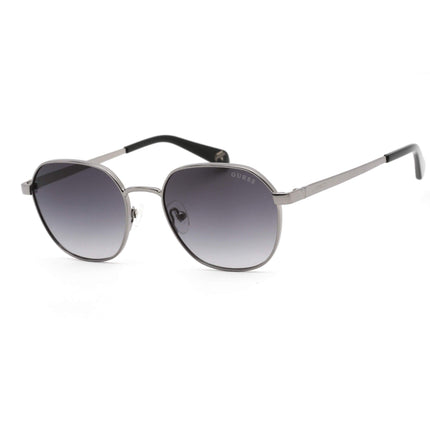 Guess Women's Sunglasses - Shiny Dark Nickeltin Metal Square Frame | GU5215 06B ,