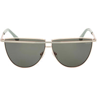 Guess Women's Sunglasses - Shiny Rose Gold and Grey Pilot Shape Frame | GU7852 28N ,