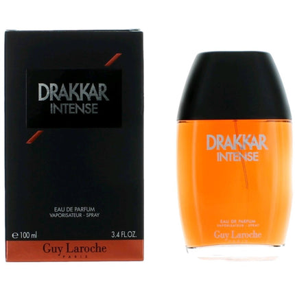 Guy Laroche Men's Eau De Parfum Spray - Drakkar Intense Captivating Scent, 3.4 oz ,