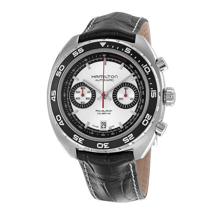 Hamilton Men's Watch - American Classic Pan Europ Chronograph Black Strap | H35756755 ,