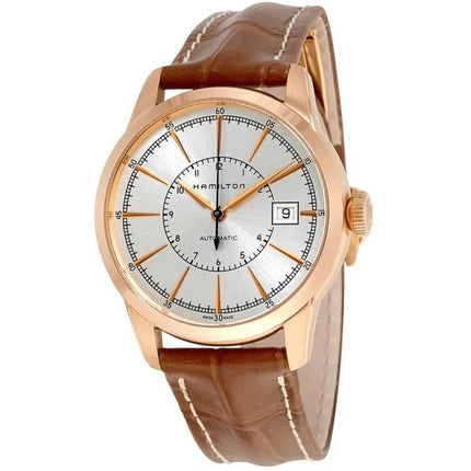 Hamilton Men's Watch - American Classic Railroad Auto Silver Tone Dial | H40505551 ,