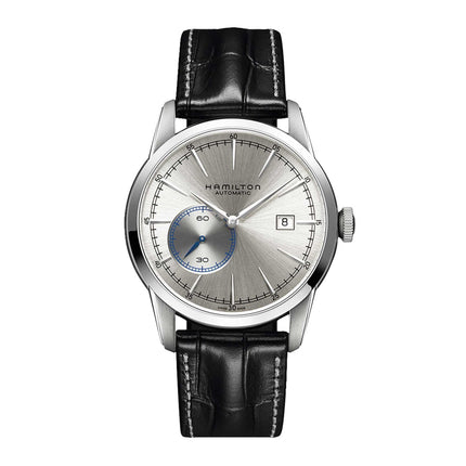 Hamilton Men's Watch - American Classic Railroad Silver Tone Dial Strap | H40515781 ,