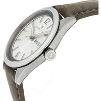 Hamilton Men's Watch - Broadway Day Date Quartz White Dial Grey Strap | H43311915 ,