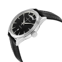 Hamilton Men's Watch - Jazzmaster Automatic Day Date Display Black Strap | H42565731 ,