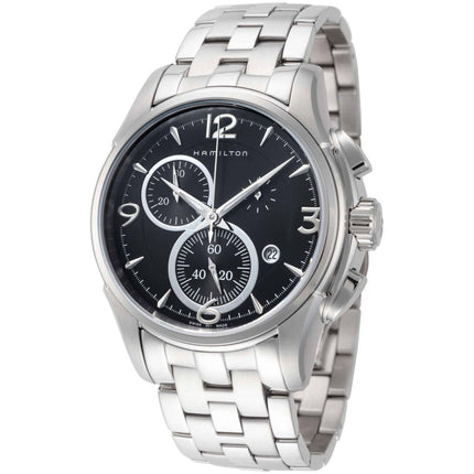 Hamilton Men's Watch - Jazzmaster Chrono Quartz Black Dial Bracelet | H32612135 ,