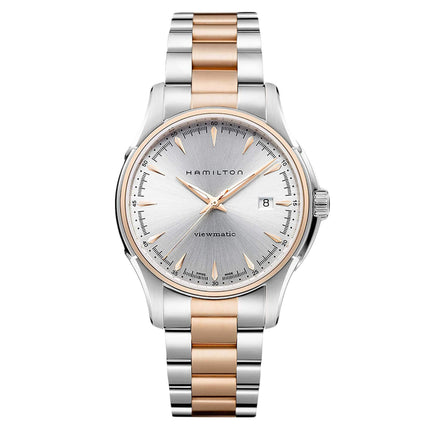 Hamilton Men's Watch - Jazzmaster Viewmatic Silver Dial Two Tone Bracelet | H32655191 ,