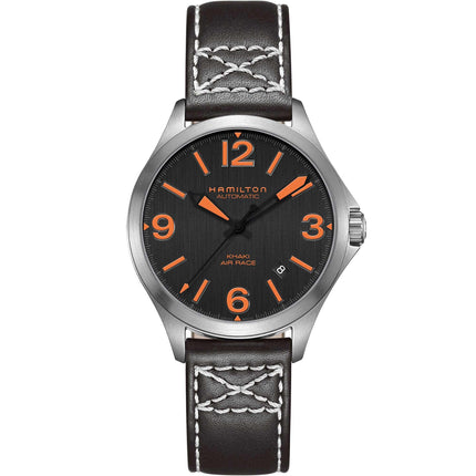 Hamilton Men's Watch - Khaki Aviation Air Race Automatic Black Strap | H76235731 ,
