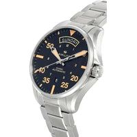 Hamilton Men's Watch - Khaki Aviation Automatic Black Dial Bracelet | H64645131 ,