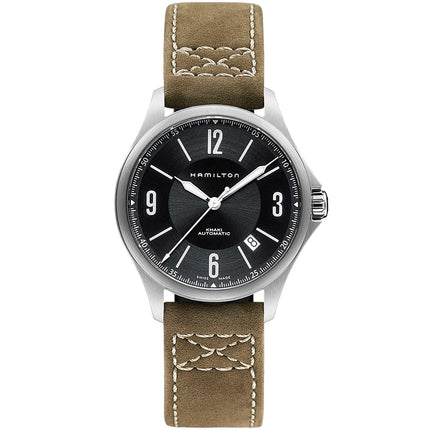 Hamilton Men's Watch - Khaki Aviation Automatic Silver Dial Black Strap | H76565725 ,