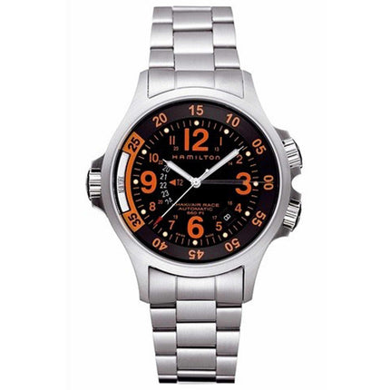 Hamilton Men's Watch - Khaki Aviation Automatic Silver Steel Bracelet | H77665173 ,