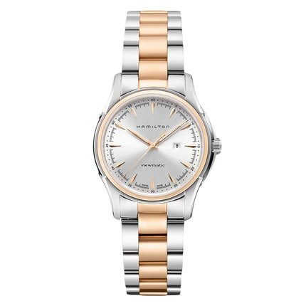 Hamilton Women's Automatic Watch - Jazzmaster Viewmatic Two Tone Bracelet | H32305191 ,
