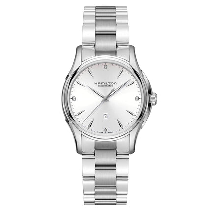 Hamilton Women's Diamond Watch - Jazzmaster Automatic Silver Tone Dial | H32315111 ,