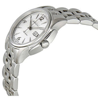 Hamilton Women's Watch - Jazzmaster Automatic White Dial Brown Strap | H32325155 ,