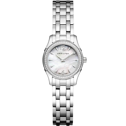 Hamilton Women's Watch - Jazzmaster Diamond Quartz Silver Tone MOP Dial | H32281197 ,