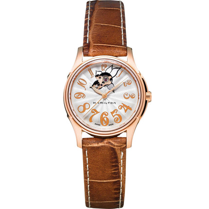 Hamilton Women's Watch - Jazzmaster Viewmatic Automatic White Dial Strap | H32345983 ,