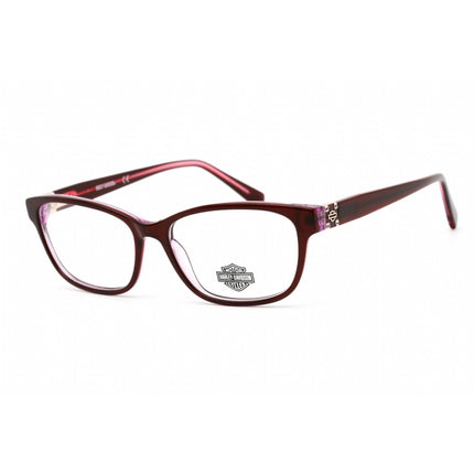 Harley Davidson Men's Eyeglasses - Bordeaux/Other Plastic Rectangular | HD0559 071 ,