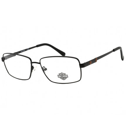 Harley Davidson Men's Eyeglasses - Clear Demo Lens Matte Black Frame | HD0855 002 ,