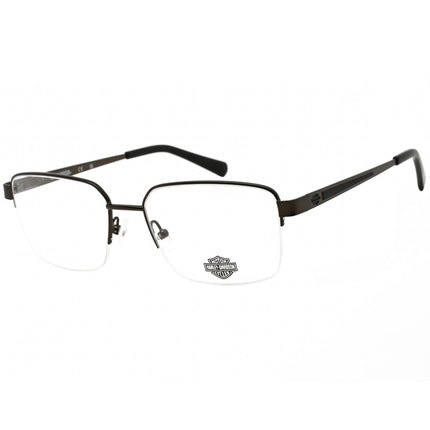 Harley Davidson Men's Eyeglasses - Clear Demo Lens Matte Gunmetal Frame | HD0882 009 ,