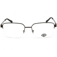 Harley Davidson Men's Eyeglasses - Clear Demo Lens Matte Gunmetal Frame | HD0882 009 ,