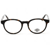 Harley Davidson Men's Eyeglasses - Clear Lens Dark Havana Round Frame | HD9015 052 ,