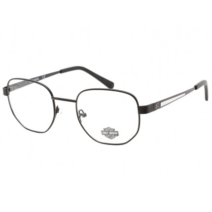 Harley Davidson Men's Eyeglasses - Clear Lens Matte Black Metal Frame | HD0881 002 ,