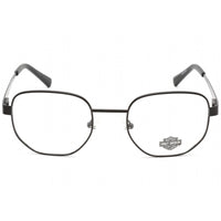 Harley Davidson Men's Eyeglasses - Clear Lens Matte Black Metal Frame | HD0881 002 ,