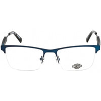 Harley Davidson Men's Eyeglasses - Clear Lens Matte Blue Metal Frame | HD9013 091 ,