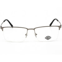 Harley Davidson Men's Eyeglasses - Clear Lens Matte Light Nickeltin | HD0915 011 ,