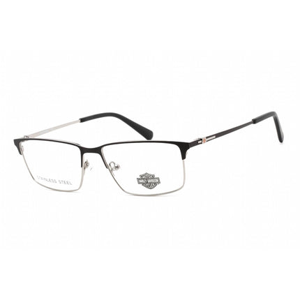Harley Davidson Men's Eyeglasses - Full Rim Rectangular Matte Blue Frame | HD0914 091 ,