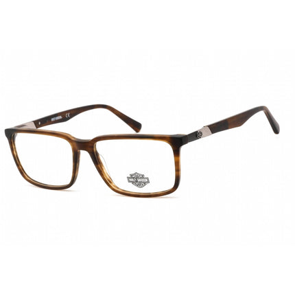 Harley Davidson Men's Eyeglasses - Matte Light Brown Metal/Plastic Frame | HD0906 046 ,