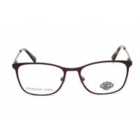 Harley Davidson Men's Eyeglasses - Matte Violet Stainless Steel Frame | HD0552 082 ,