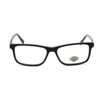 Harley Davidson Men's Eyeglasses - Shiny Black Plastic Rectangular Frame | HD0823 001 ,