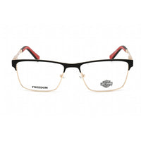 Harley Davidson Unisex Eyeglasses - Black/Other Metal Rectangular Frame | HD9009 005 ,