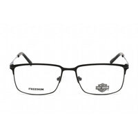 Harley Davidson Unisex Eyeglasses - Clear Demo Lens Matte Black Frame | HD9016 002 ,