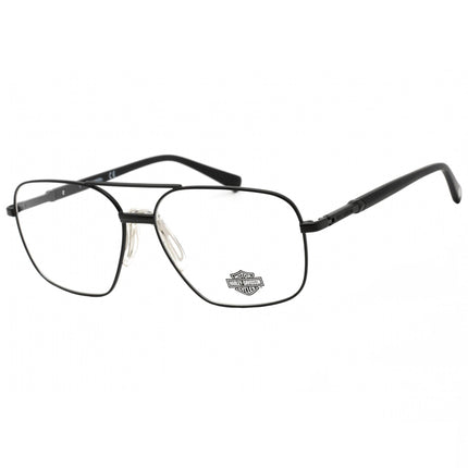 Harley Davidson Unisex Eyeglasses - Clear Demo Lens Square Plastic Frame | HD0827 002 ,