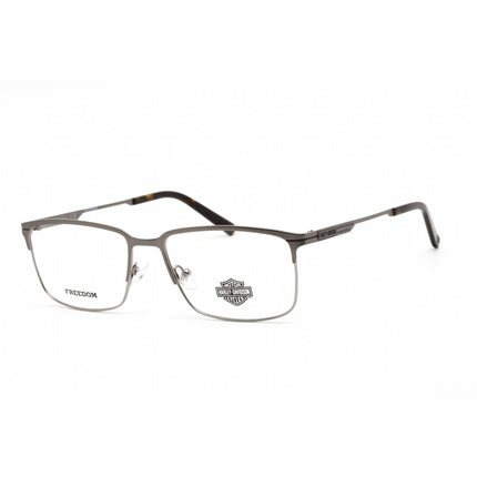 Harley Davidson Unisex Eyeglasses - Clear Lens Matte Gunmetal Frame | HD9016 009 ,